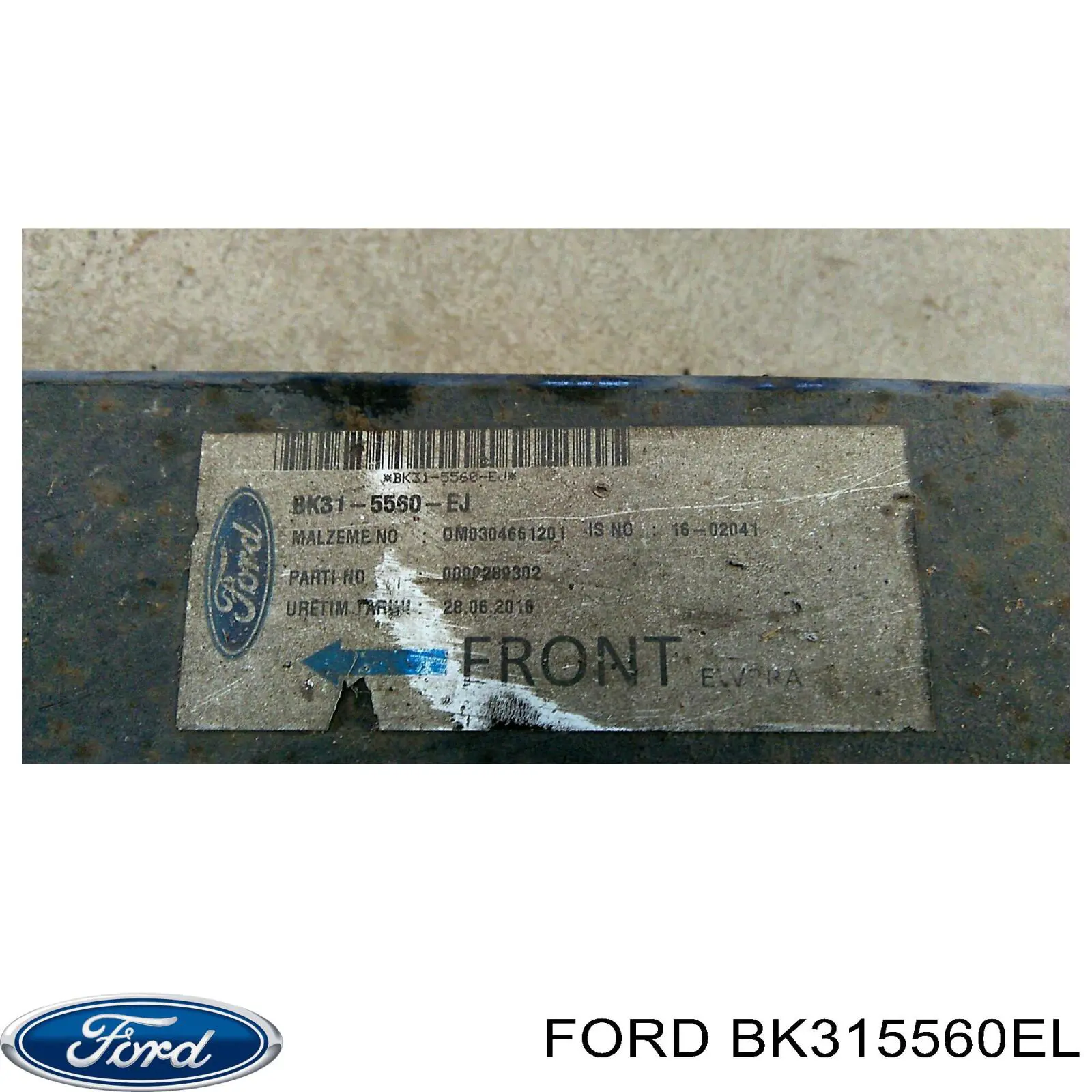 BK315560EL Ford Suspensão de lâminas traseiro