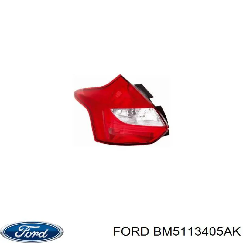 BM5113405AK Ford Lanterna traseira esquerda