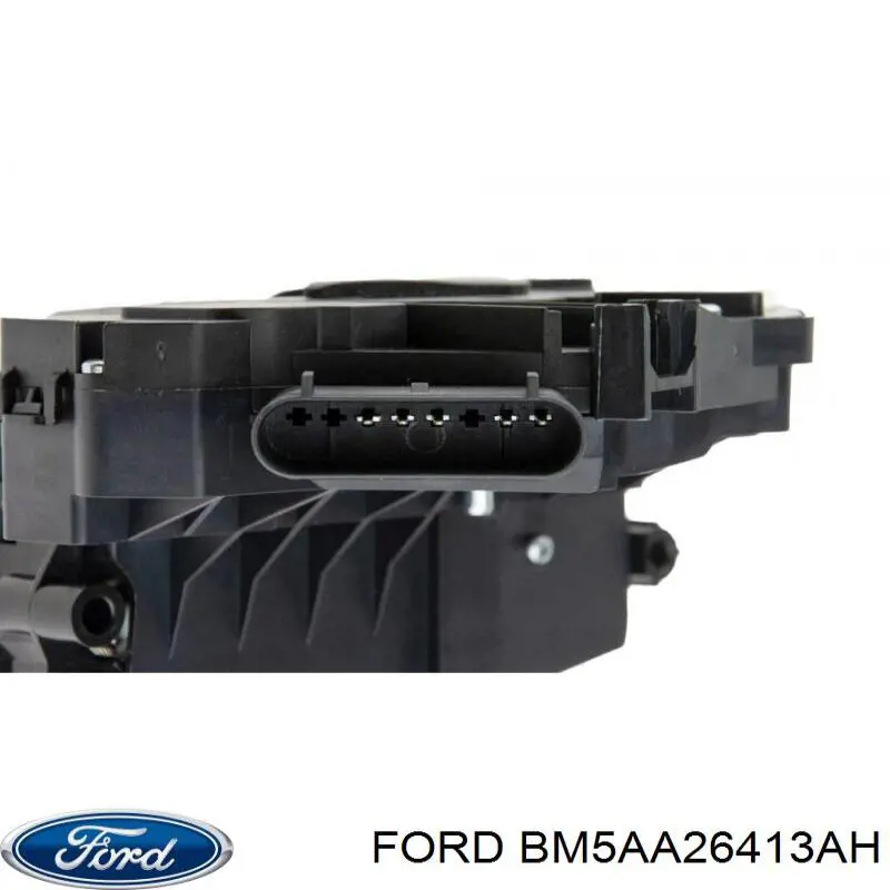 BM5AA26413AH Ford Fecho da porta traseira esquerda