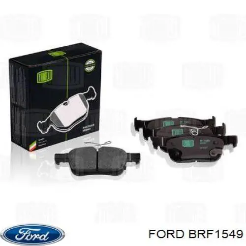 BRF1549 Ford Sapatas do freio traseiras de disco