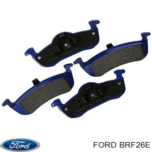 Compre BRF26E Ford Sapatas do freio traseiras de disco
