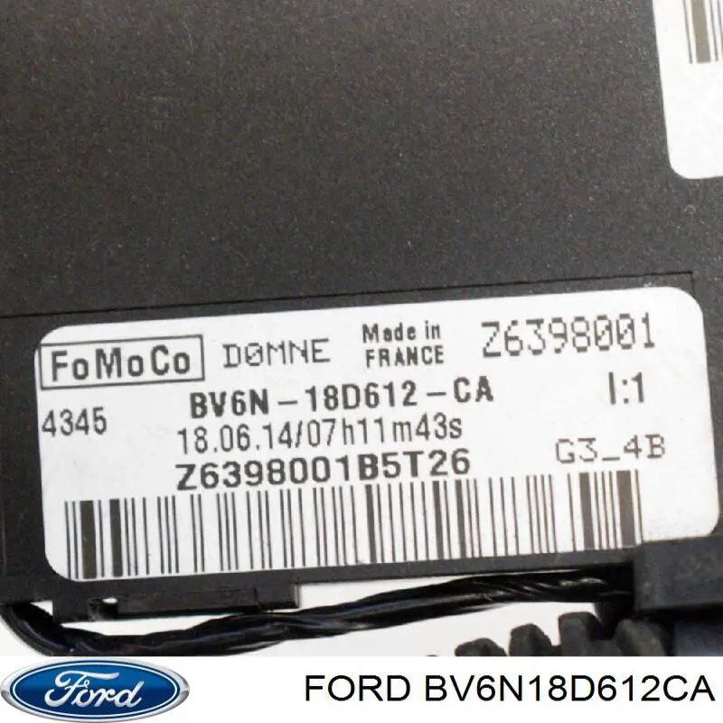 Aquecedor elétrico de ar do sistema de calefacção de salão BV6N18D612CA Ford