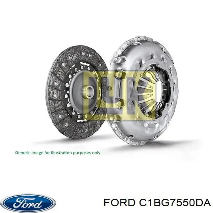 Disco de embraiagem Ford Focus III CB8