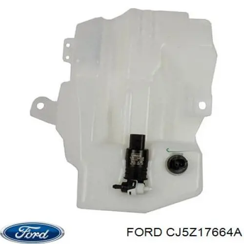 CJ5Z17664A Ford Bomba de motor de fluido para lavador de vidro dianteiro/traseiro