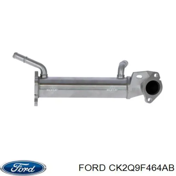 CK2Q9F464AB Ford Radiador do sistema EGR de recirculação dos gases de escape