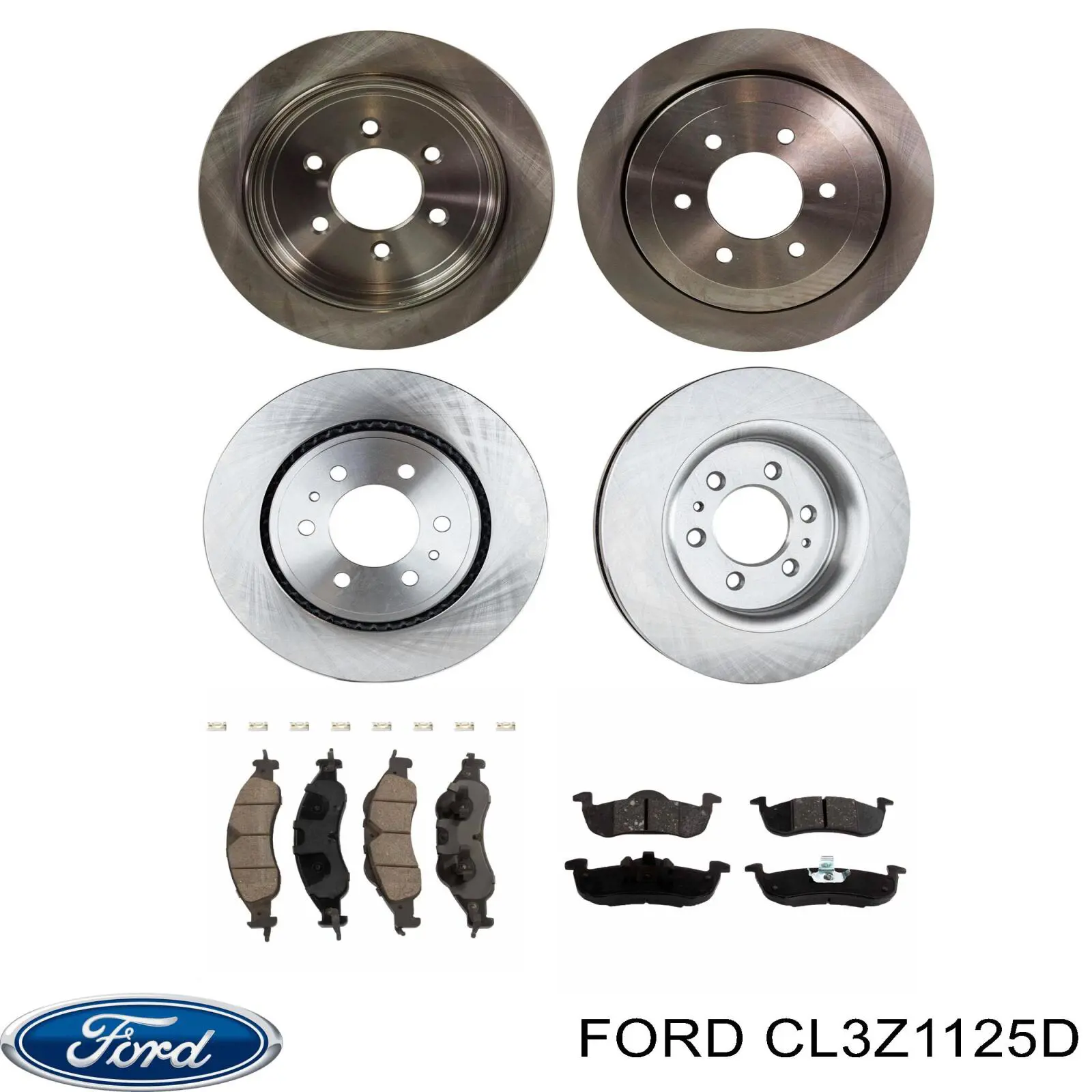 CL3Z1125D Ford Disco do freio dianteiro