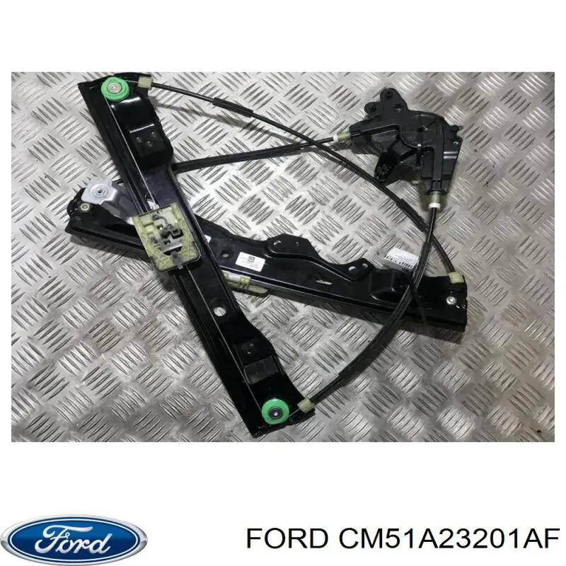 CM51A23201AF Ford Mecanismo de acionamento de vidro da porta dianteira esquerda