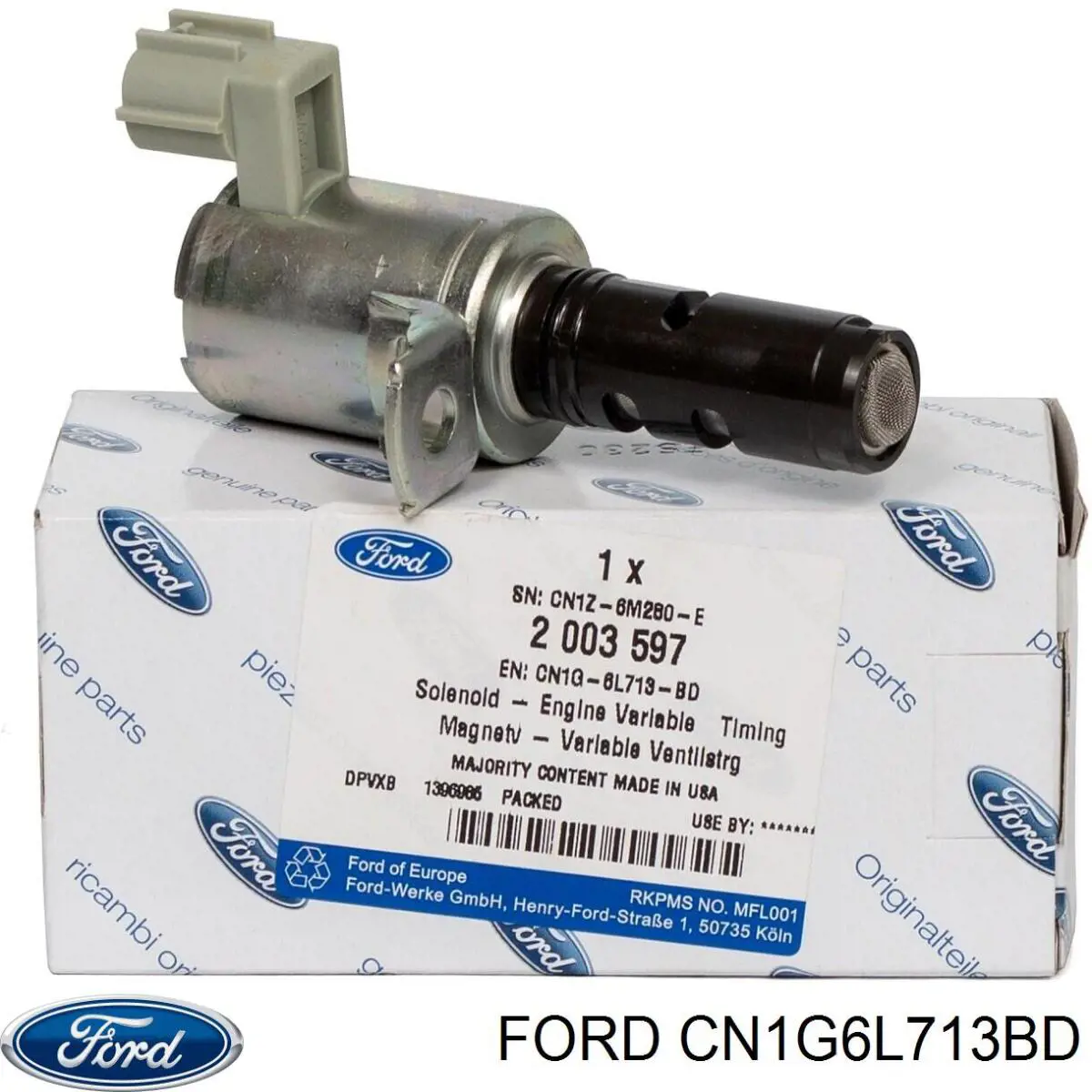CN1G6L713BD Ford Válvula eletromagnética de posição (de fases) da árvore distribuidora
