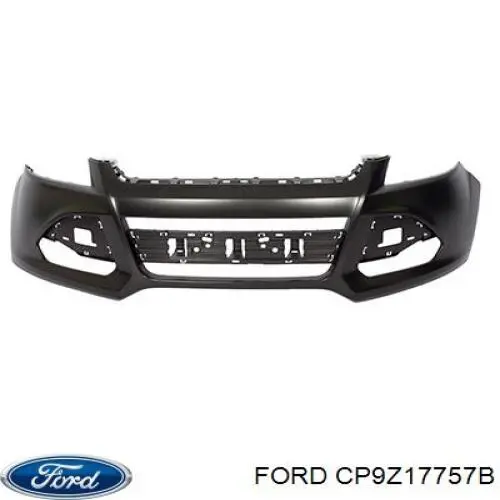 CP9Z17757B Ford Reforçador do pára-choque dianteiro