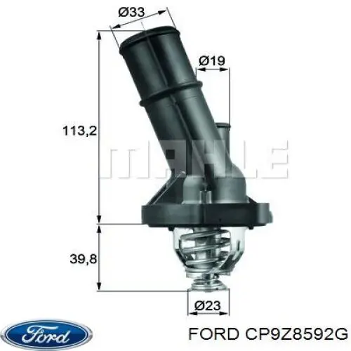 CP9Z8592G Ford Termostato