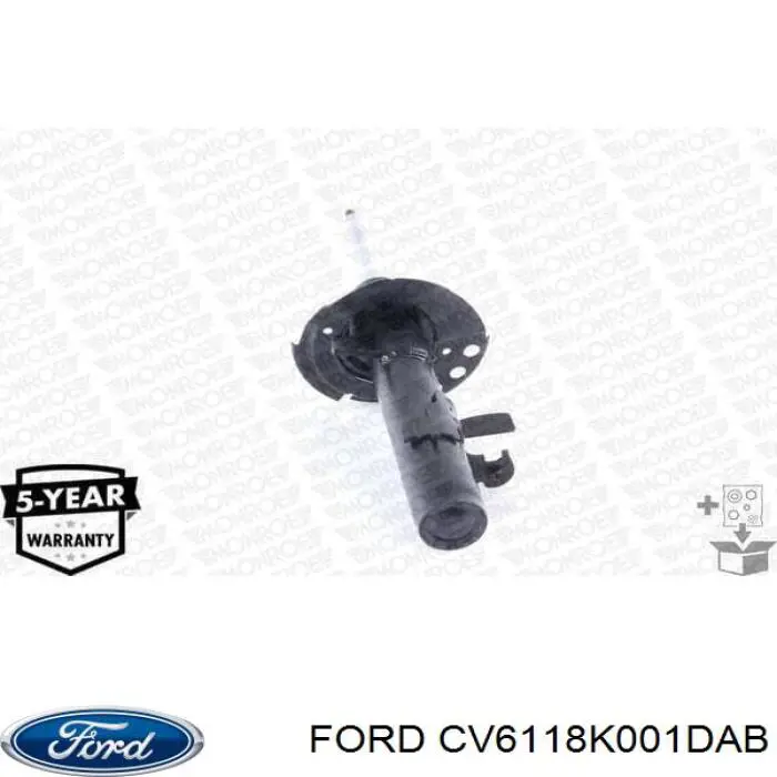 Compre CV6118K001DAB Ford Amortecedor dianteiro esquerdo