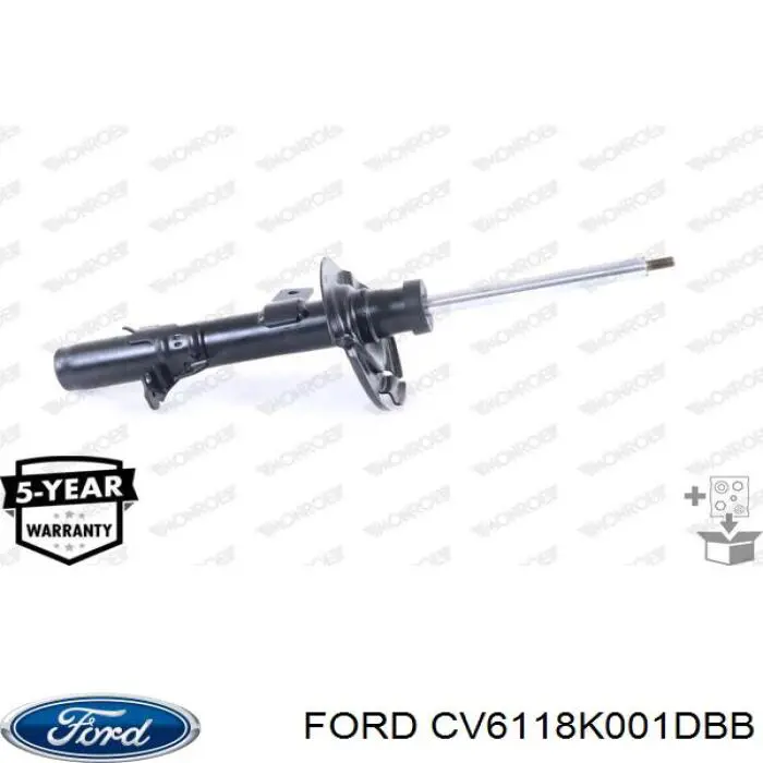 CV6118K001DBB Ford Amortecedor dianteiro esquerdo