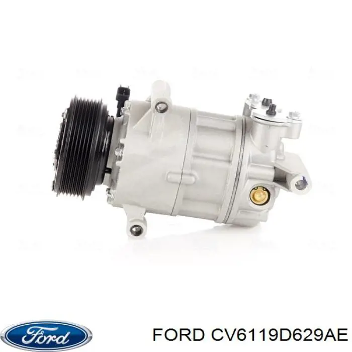 Compressor de aparelho de ar condicionado CV6119D629AE Ford