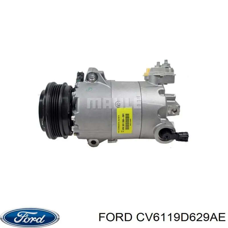 Compressor de aparelho de ar condicionado CV6119D629AE Ford