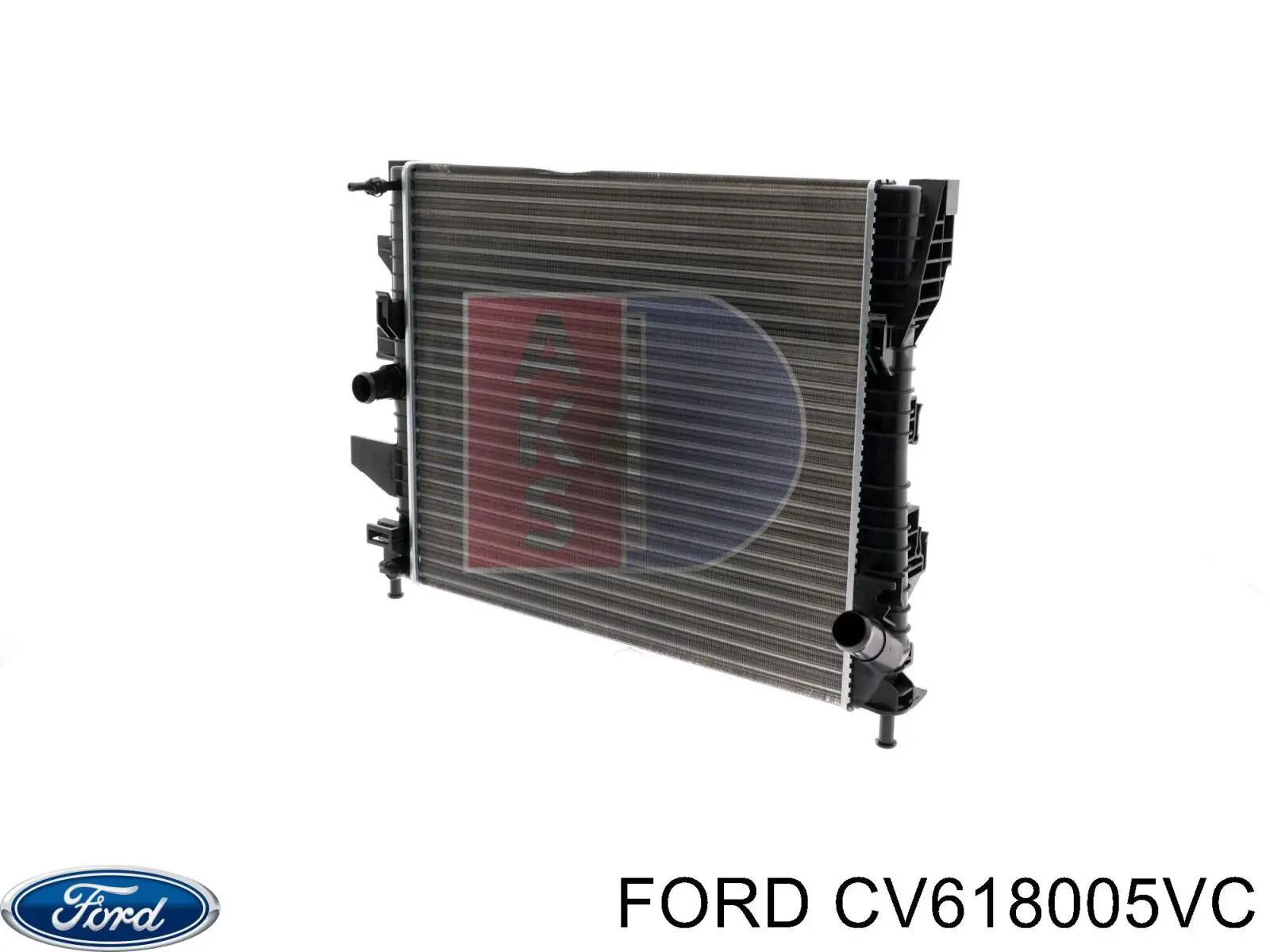 CV618005VC Ford Radiador de esfriamento de motor