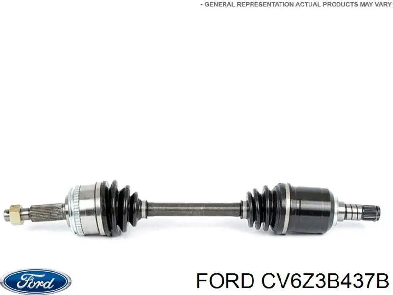 CV6Z3B437N Ford Semieixo (acionador) dianteiro esquerdo