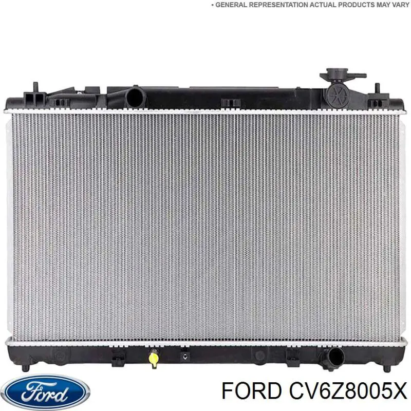 Radiador de esfriamento de motor Ford Escape II DM2