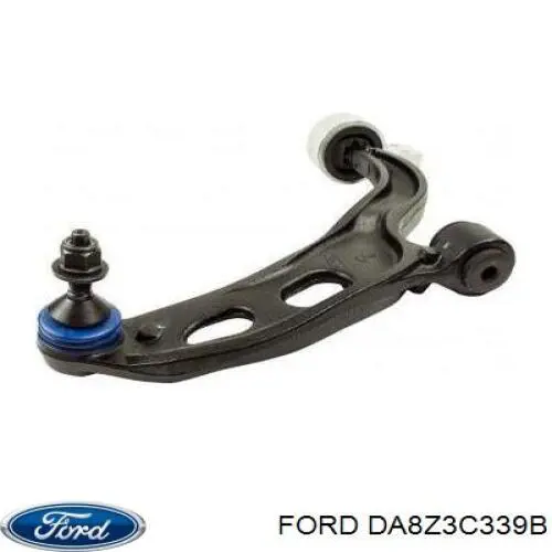 DA8Z3C339B Ford Braço oscilante inferior direito de suspensão dianteira