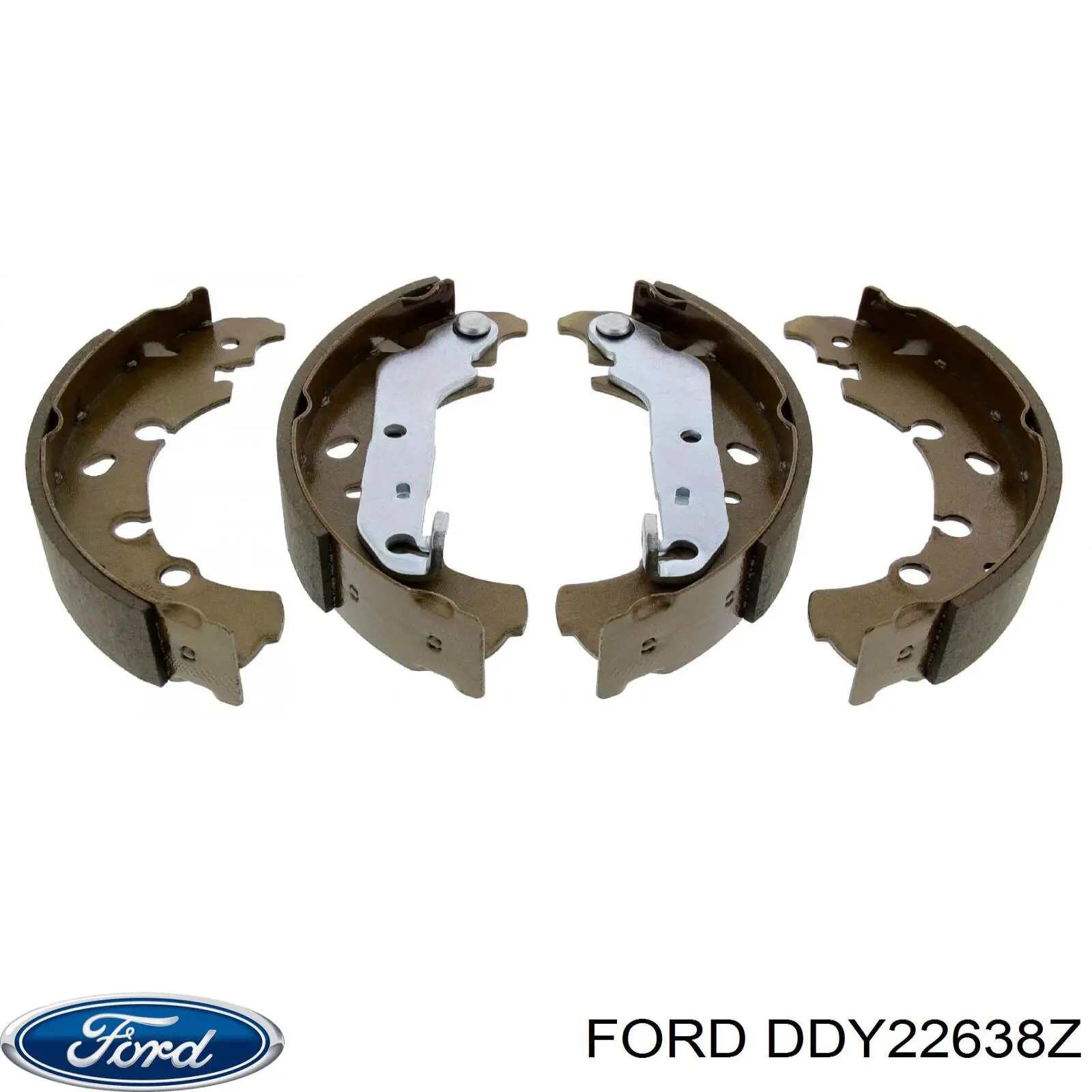 Sapatas do freio traseiras de tambor Ford DDY22638Z preço, a partir de 24,85 USD