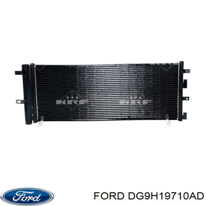 DG9H19710AD Ford Radiador de aparelho de ar condicionado