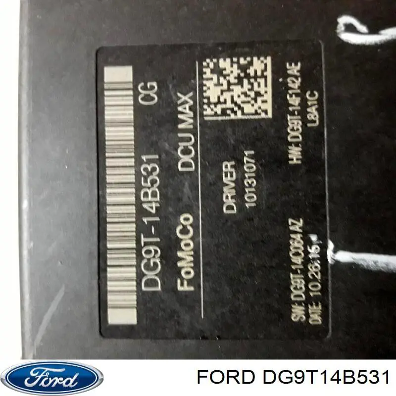 DG9T14B531 Ford Módulo de conforto da porta dianteira