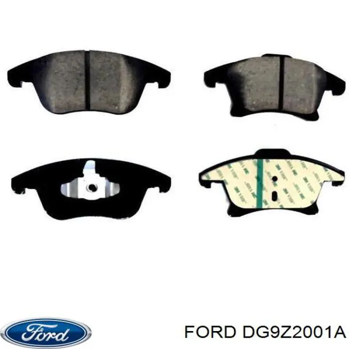 Sapatas do freio dianteiras de disco Ford DG9Z2001A preço, a partir de 27,19 USD