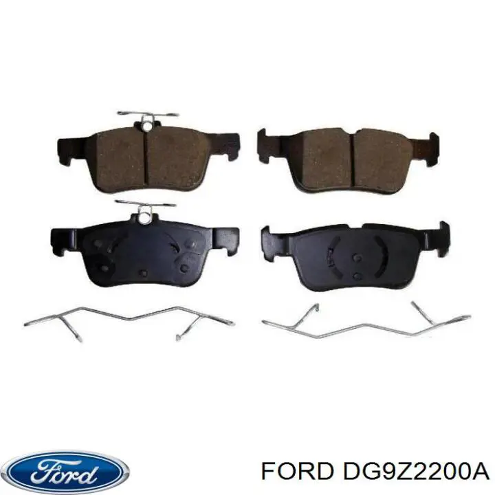 Sapatas do freio traseiras de disco Ford DG9Z2200A preço, a partir de 22,03 USD