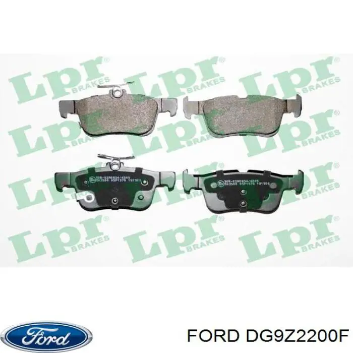 Sapatas do freio traseiras de disco Ford DG9Z2200F preço, a partir de 28,21 USD