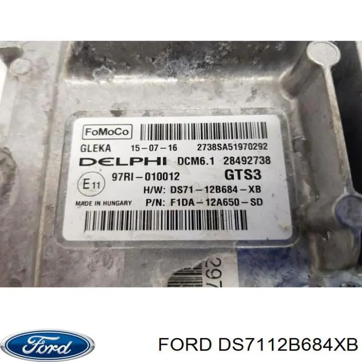  Ford DS7112B684XB
