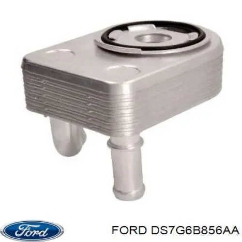 DS7G6B856AA Ford Radiador de óleo (frigorífico), debaixo de filtro