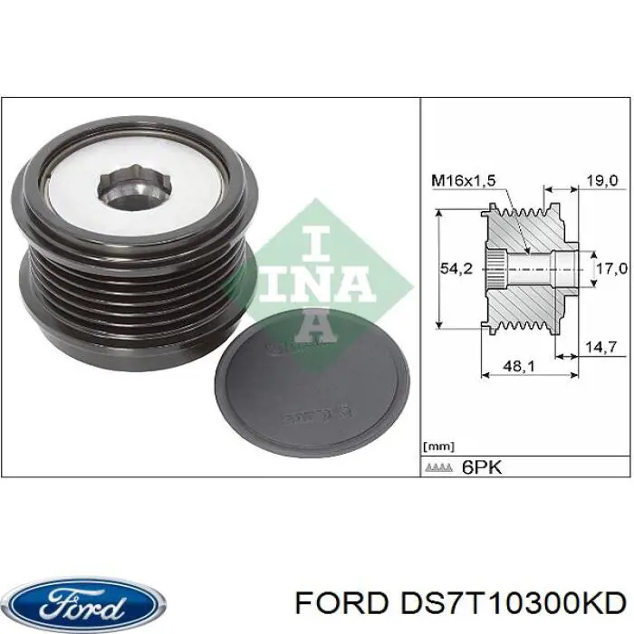 DS7T10300KD Ford Gerador