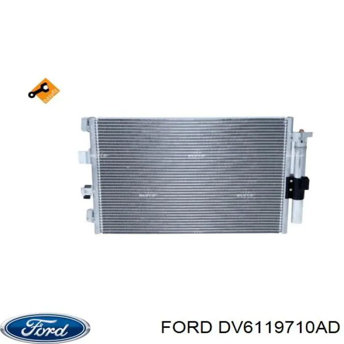 Radiador de aparelho de ar condicionado Ford DV6119710AD preço, a partir de 106,15 USD