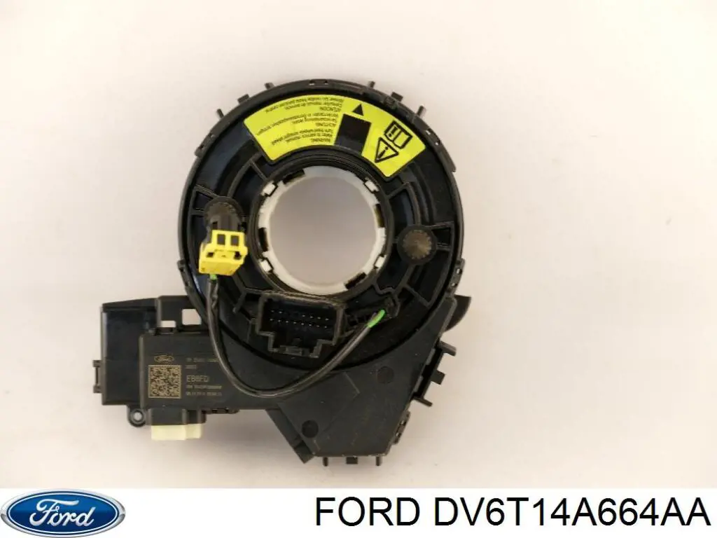 DV6T14A664AA Ford Anel AIRBAG de contato, cabo plano do volante