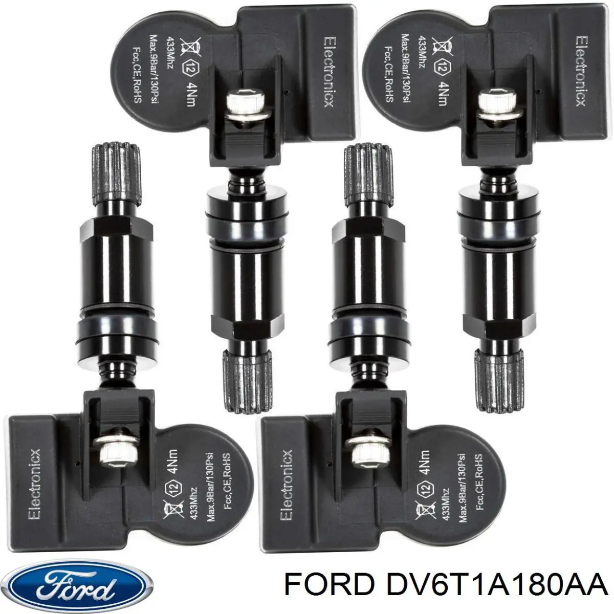 Sensor de pressão de ar nos pneus DV6T1A180AA Ford