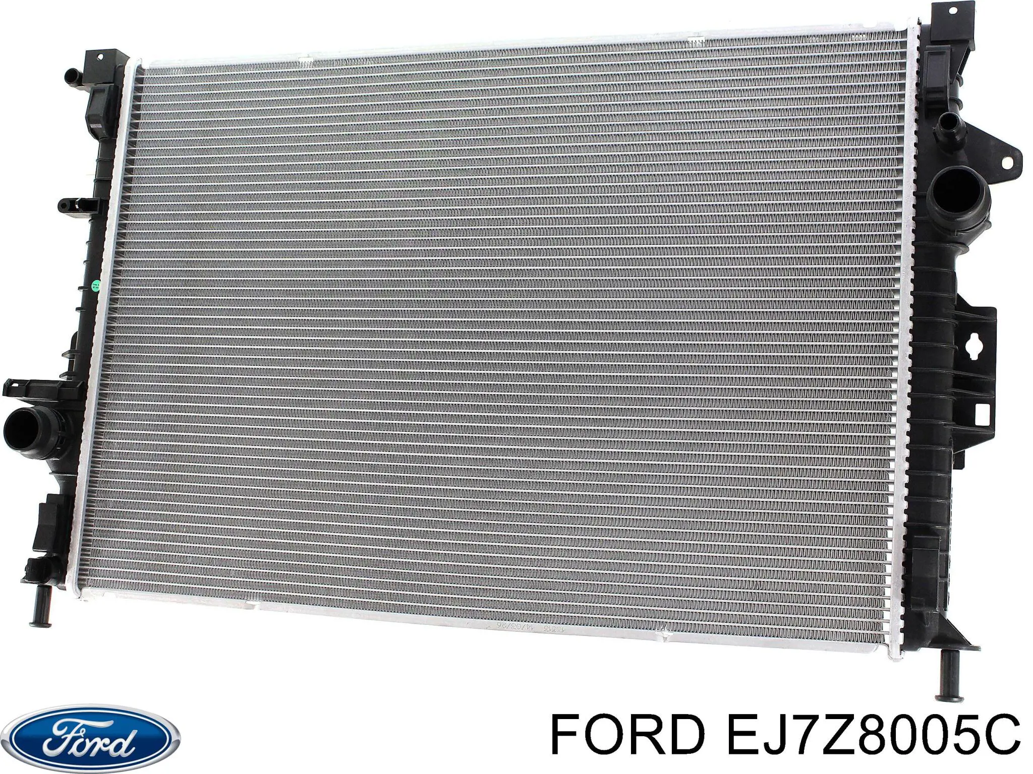 EJ7Z8005C Ford Radiador de esfriamento de motor