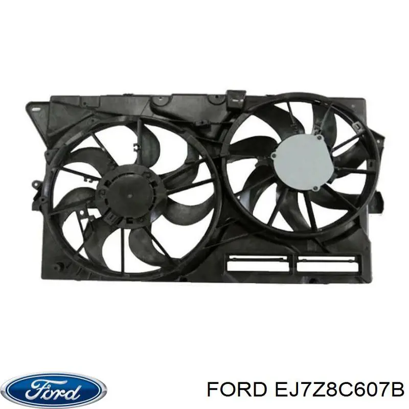 Difusor do radiador de esfriamento, montado com motor e roda de aletas Ford EJ7Z8C607B preço, a partir de 218,31 USD