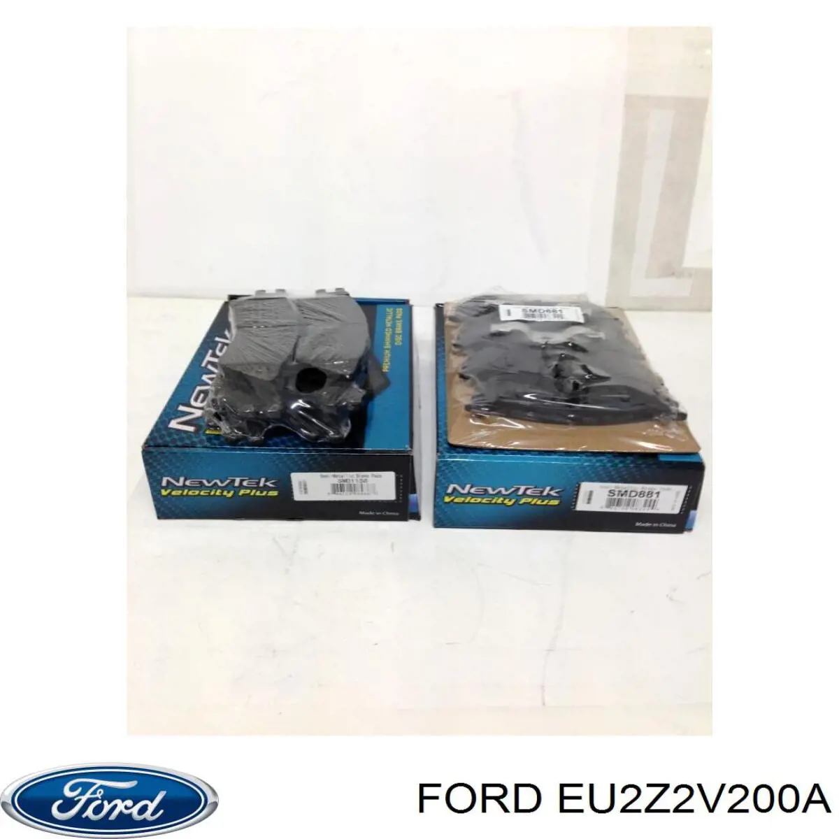 Compre BRF1539 Ford Sapatas do freio traseiras de disco