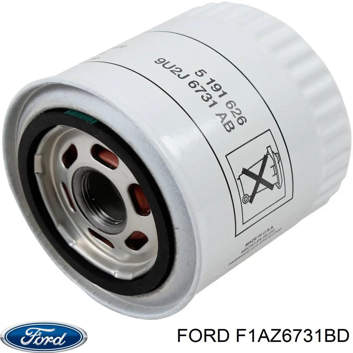 Compre F1AZ6731BD Ford Filtro de óleo