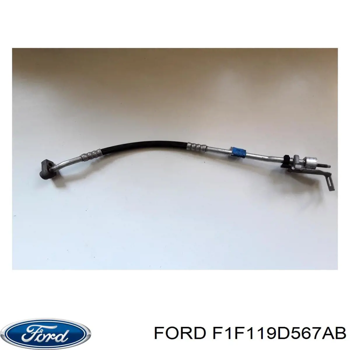 Mangueira de aparelho de ar condicionado, desde o radiador até o vaporizador F1F119D567AB Ford