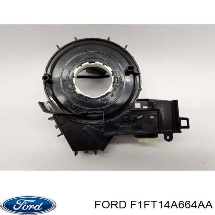 F1FT14A664AA Ford Anel AIRBAG de contato, cabo plano do volante