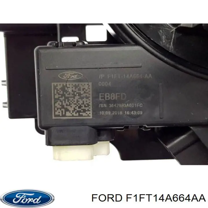 Anel AIRBAG de contato, cabo plano do volante F1FT14A664AA Ford