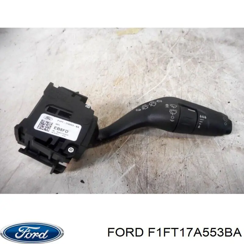 Comutador esquerdo instalado na coluna da direção F1FT17A553BA Ford