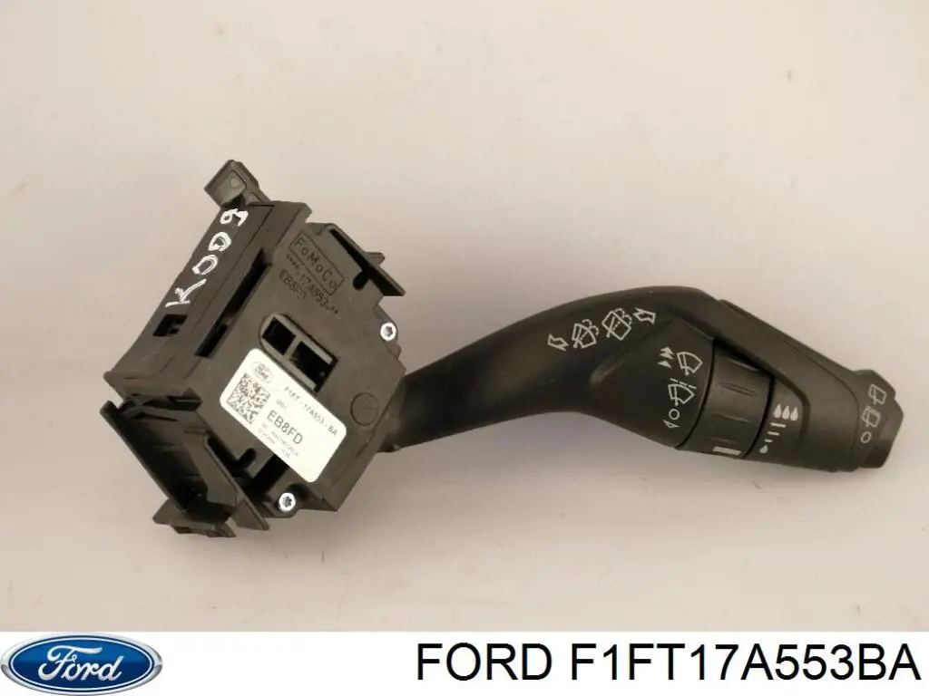 Comutador esquerdo instalado na coluna da direção F1FT17A553BA Ford