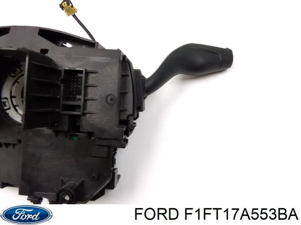 F1FT17A553BA Ford Comutador esquerdo instalado na coluna da direção