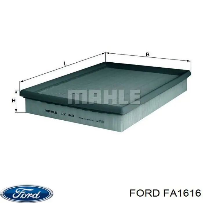 Compre FA1616 Ford Filtro de ar