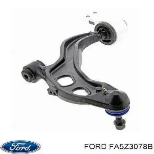 FA5Z3078B Ford Braço oscilante inferior direito de suspensão dianteira
