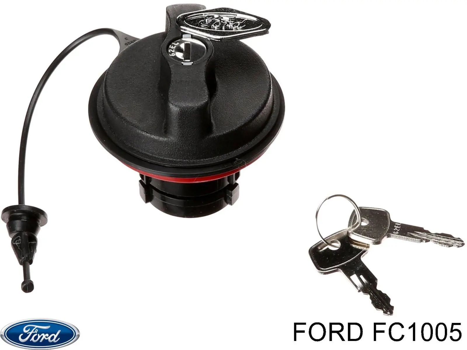XU5Z9030HC Ford Tampa (tampão) do tanque de combustível