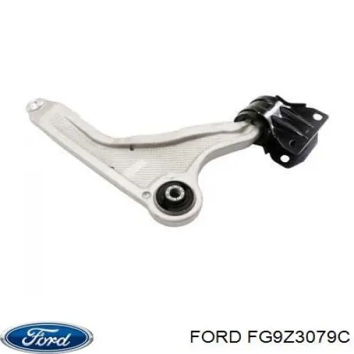FG9Z3079C Ford Braço oscilante inferior esquerdo de suspensão dianteira