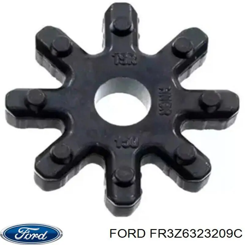 FR3Z6323209C Ford Mecanismo de acionamento de vidro da porta dianteira esquerda