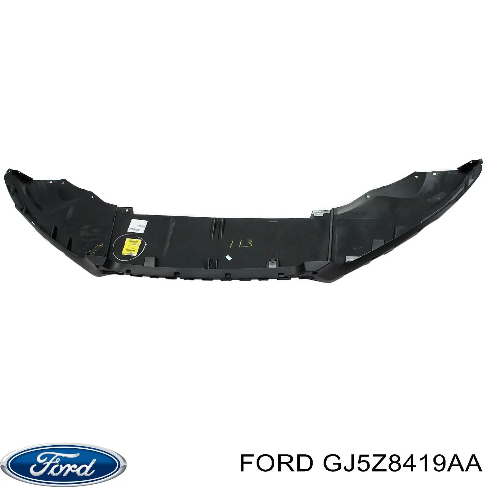 GJ5Z8419AA Ford Moldura central do pára-choque dianteiro